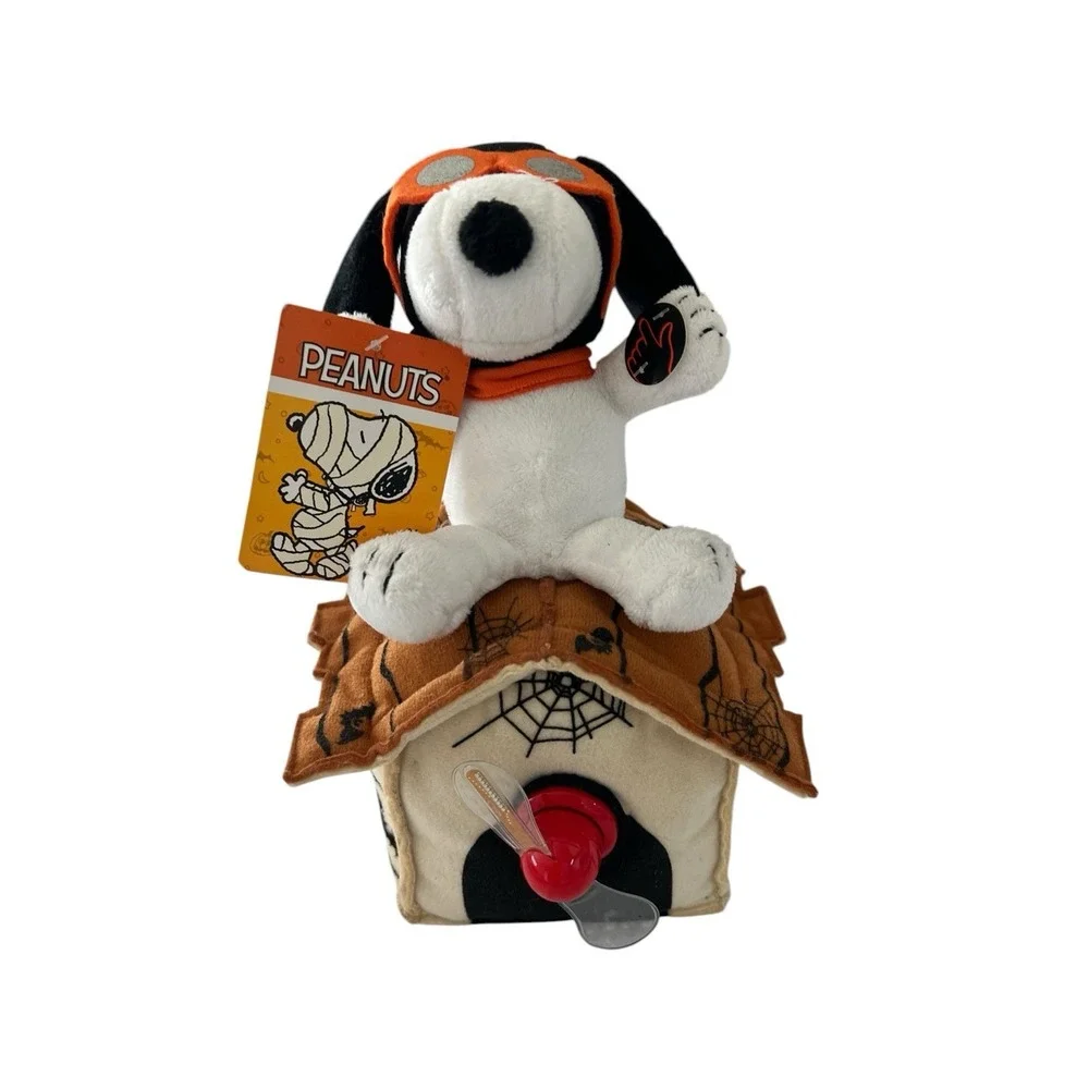 Peanuts Snoopy Ace Halloween Flying Doghouse Animated Musical Light Up